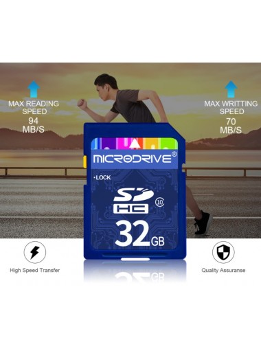 MICRODRIVE C10級高速 SD記憶卡 32 GB / 散裝